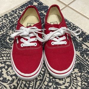 SOLD‼️Like new red vans